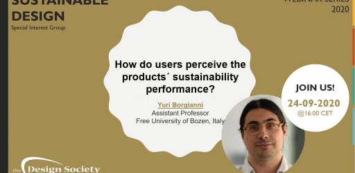 Webinar: How do users perceive the products´ sustainability performance?