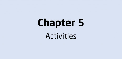 5. Activities