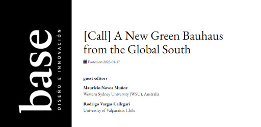Call for Papers: A New Green Bauhaus from the Global South
