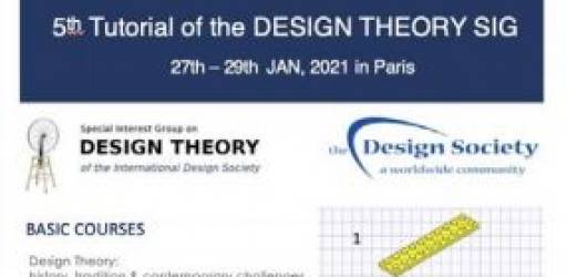 5th Tutorial of the Design Theory SIG