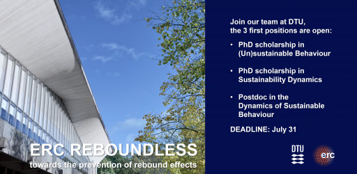 ERC REBOUNDLESS Project - Two PhD positions and one Postdoc position