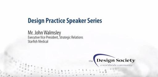 WATCH: Design Practice SIG Webinar: Mr. John Walmsley