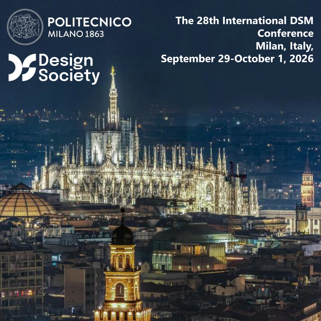 28th International Dependency and Structure Modelling Conference (DSM 2026)