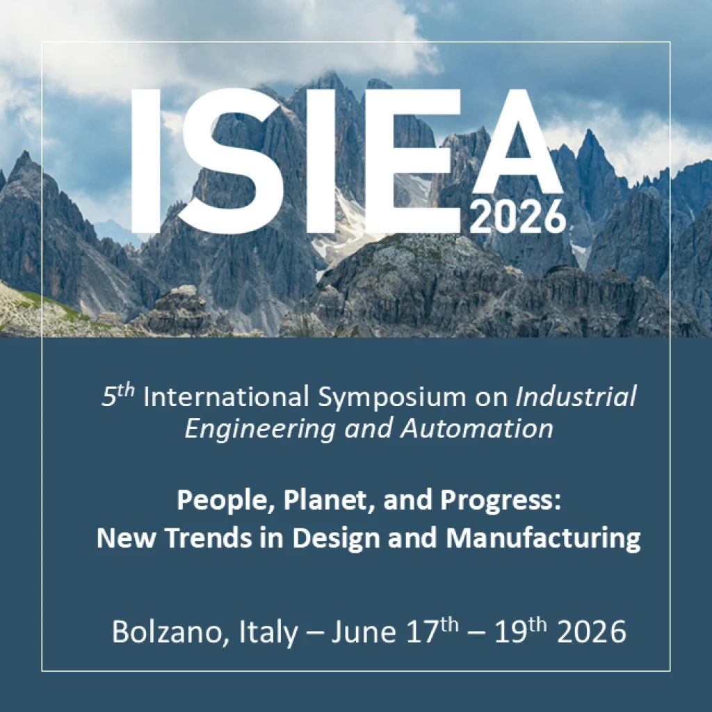 5th International Symposium on Industrial Engineering and Automation