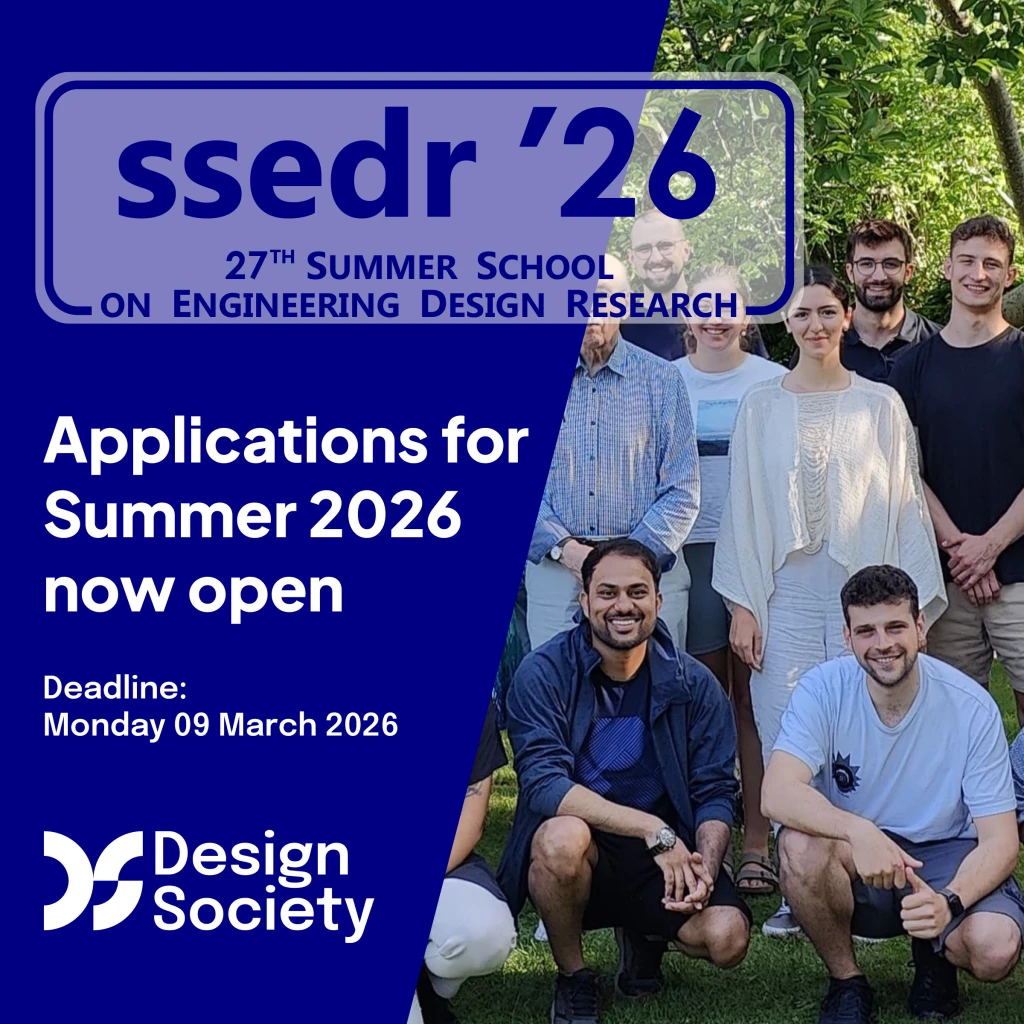 SSEDR'26 - Summer School on Engineering Design Research
